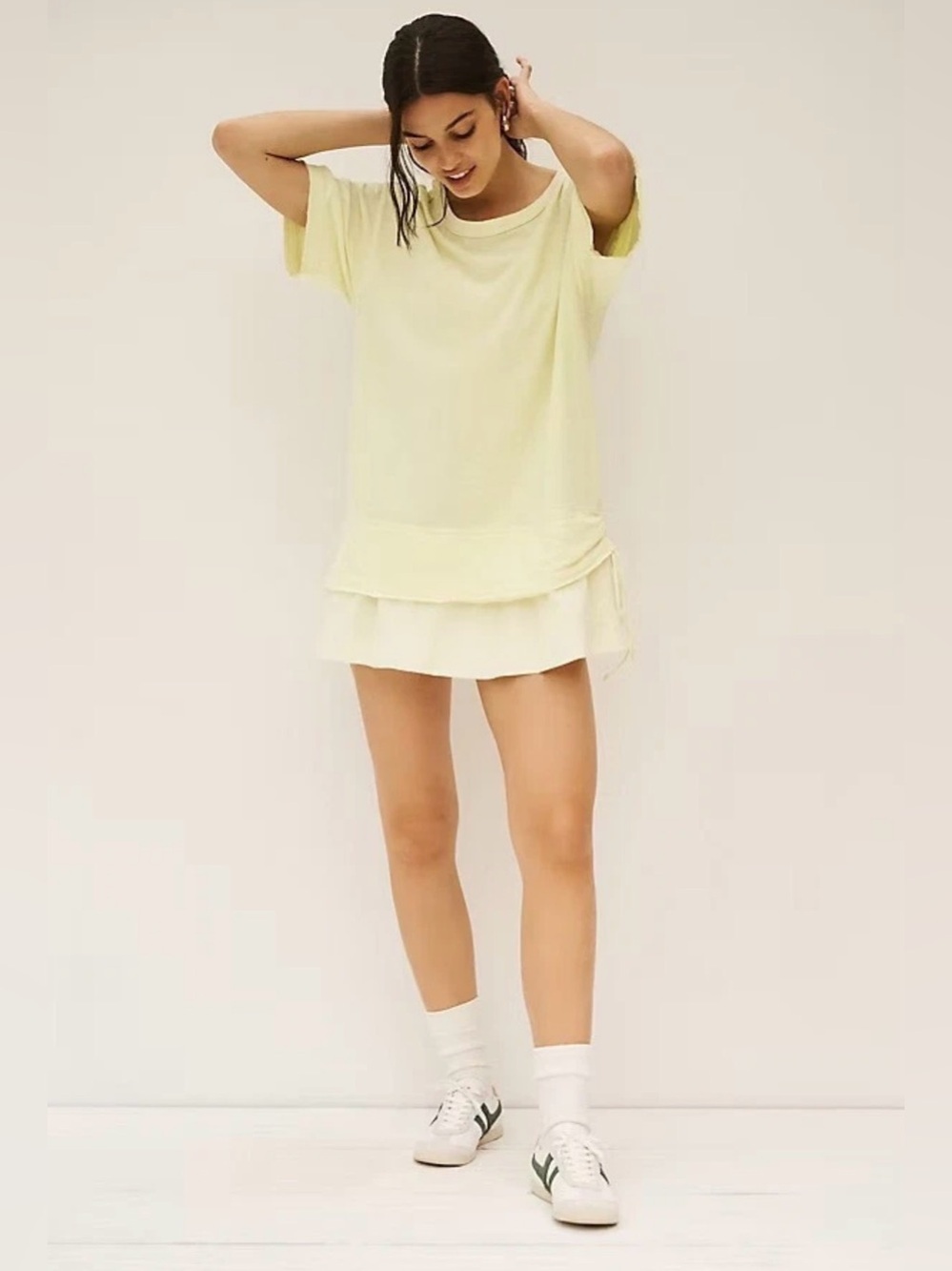 Anthropologie Daily Practice Chill Out Twofer Mini Dress
